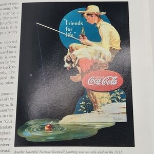 Vintage 90s Classic Coca Cola Calendars book coffee table photo art americana